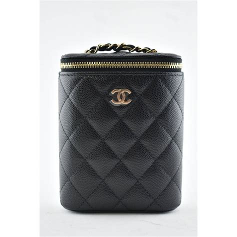 chanel mini black caviar crossbody bag